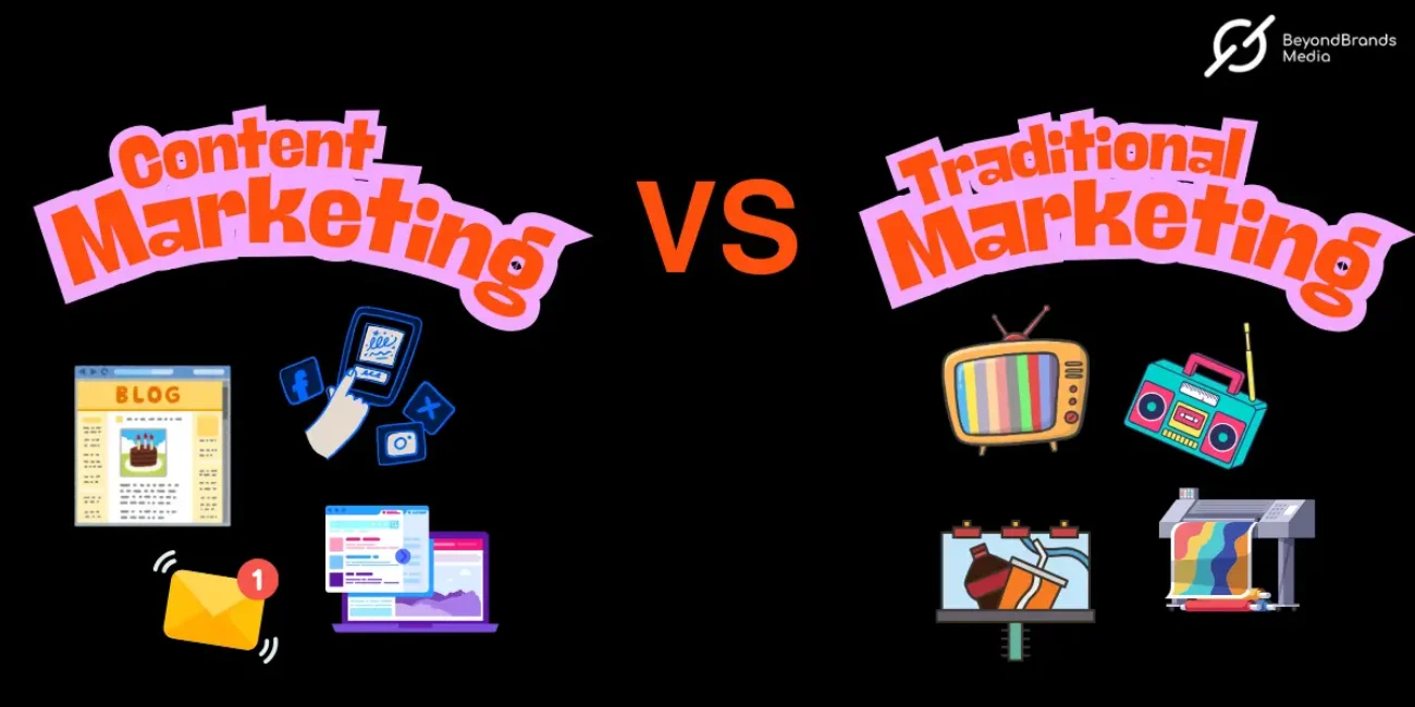 Content Marketing Vs Traditional Marketing Which is More Effective in 2025